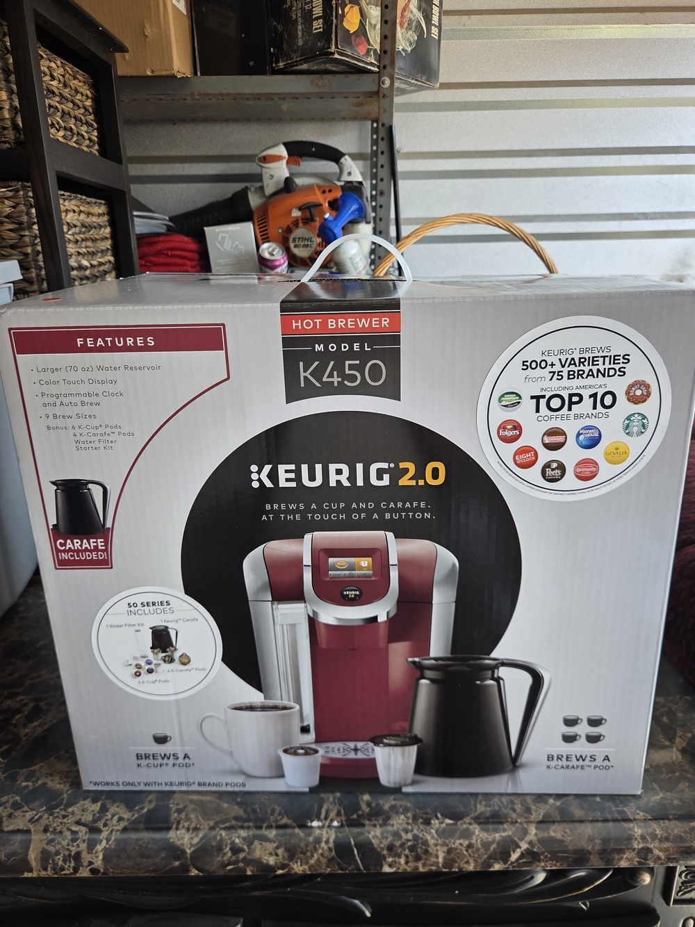 Keurig K450 Hot Brewer in Red